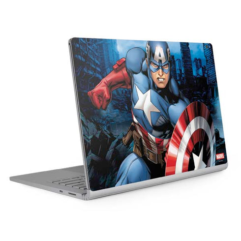Marvel Captain America Portrait Surface Book 2 15in Skin